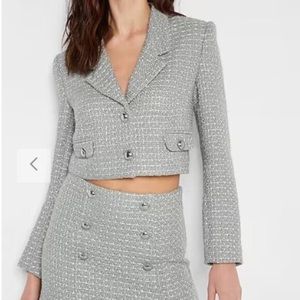 Express Women's Cropped Tweed Jacket XS - New w/o Tags